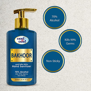 Cool & Cool Hand Sanitizer Bakhoor 250ml