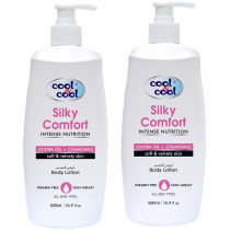 Cool & Cool Body Lotion Silky Comfort 500ml Pack of 2