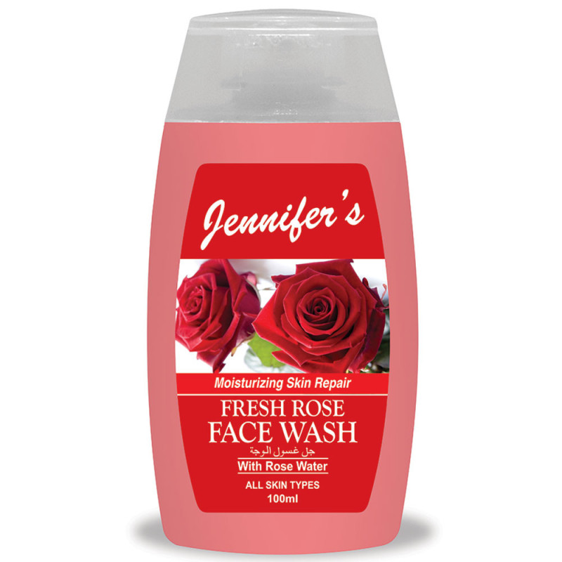 Jennifers Face Wash 100ml Fresh Rose