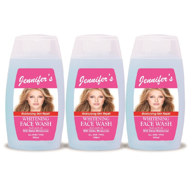 Jennifers Face Wash Whitening 100ml Triple Pack