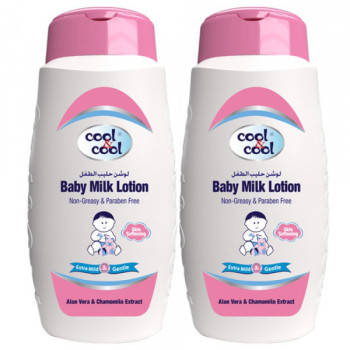 Cool & Cool Baby Milk Lotion 250ml Twin Pack 30Per Off