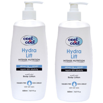 Cool & Cool Body Lotion Hydra Lift 500ml Pack of 2