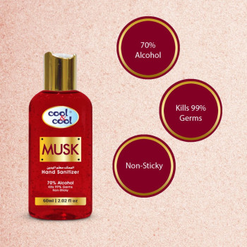 Cool & Cool Hand Sanitizer Musk 60ml