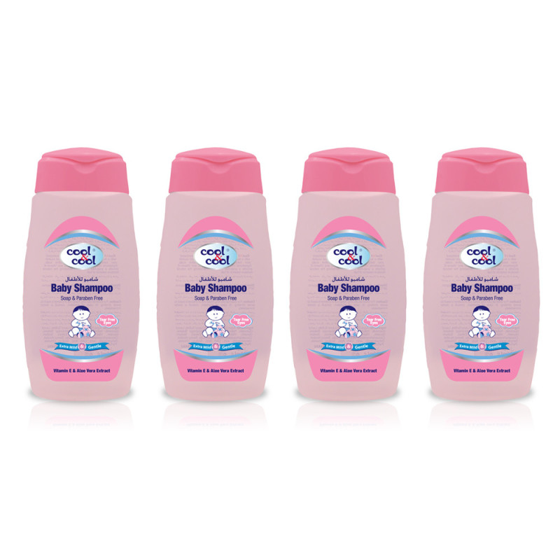 Cool & Cool Baby Shampoo 250ml Pack of 4