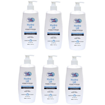 Cool & Cool Body Lotion Hydra Lift 500ml Pack of 6
