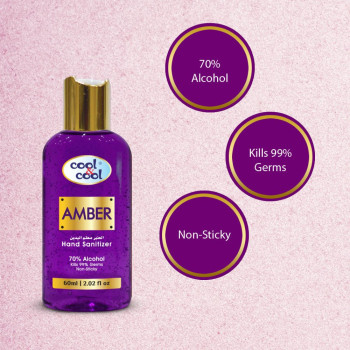 Cool & Cool Hand Sanitizer Amber 60ml