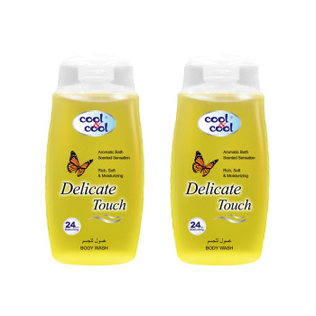 Cool & Cool Delicate Touch Body Wash 250ml Twin Pack