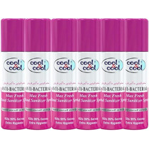 Cool & Cool Max Fresh Hand Sanitizer Spray 60ml Pack of 6