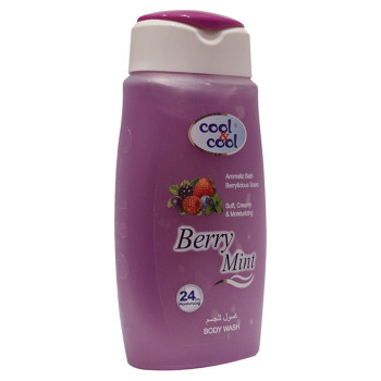 Cool & Cool Body Wash Berry Mint 250ml