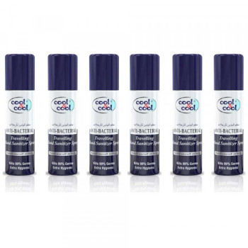Cool & Cool Travelling Hand Sanitizer Spray 60ml Pack of 6