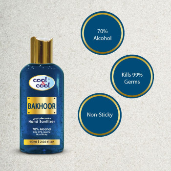 Cool & Cool Hand Sanitizer Bakhoor 60ml