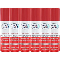 Cool & Cool Disinfectant Hand Sanitizer Spray 60ml Pack of 6
