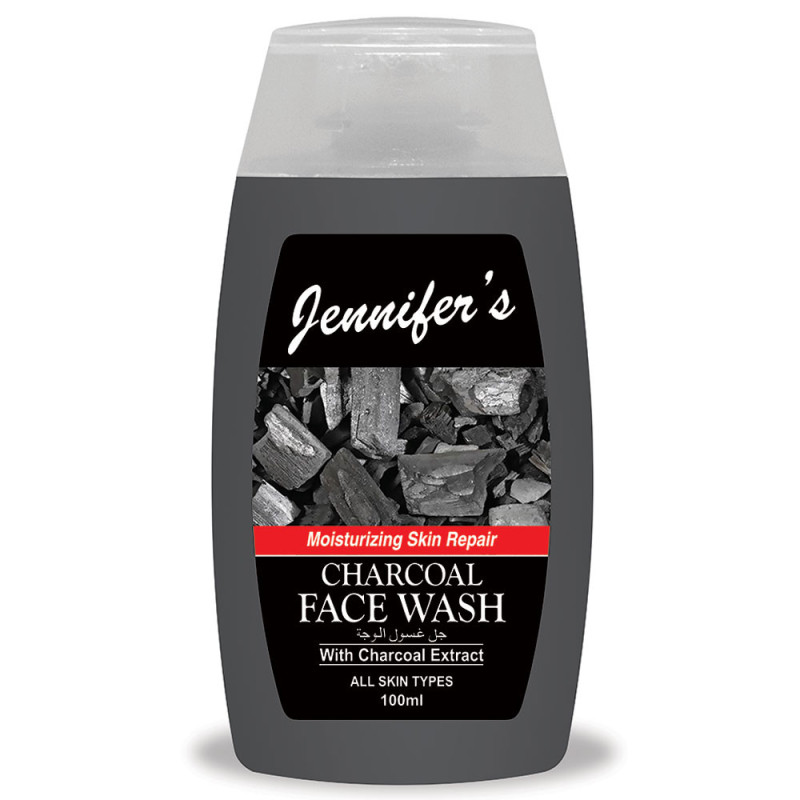 Jennifers Face Wash 100ml Charcoal