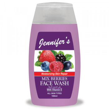 Jennifers Face Wash 100ml Mix Berries