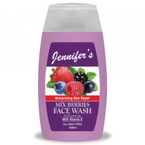 Jennifers Face Wash 100ml Mix Berries