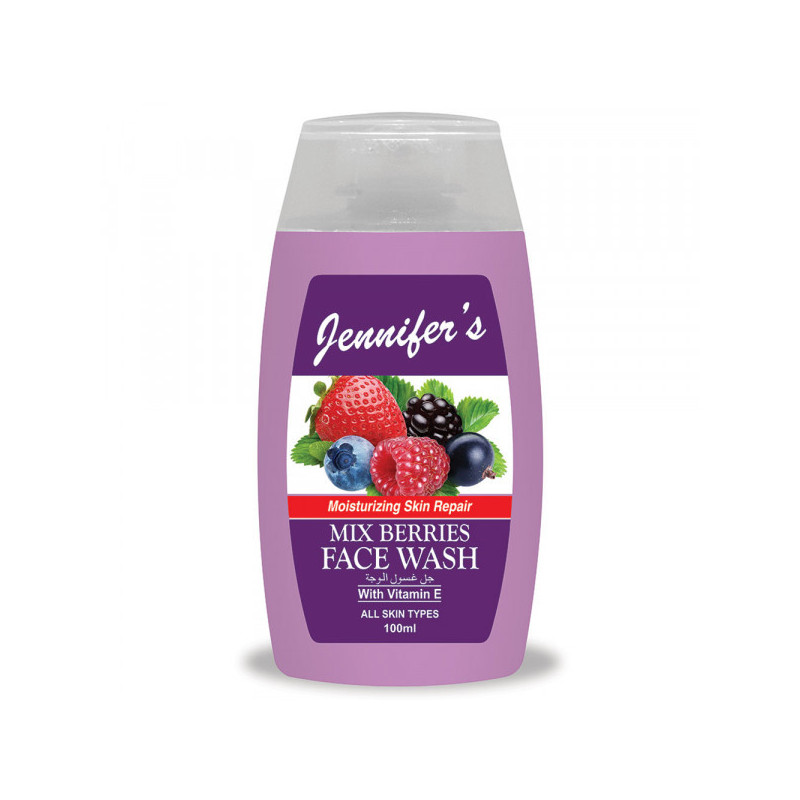 Jennifers Face Wash 100ml Mix Berries