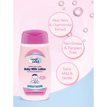 Cool & Cool Baby Milk Lotion 250ml Pack of 4