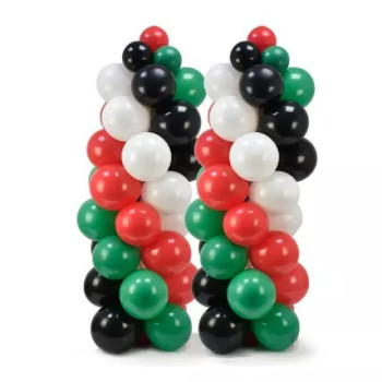 UAE Flag Color Balloons Stand