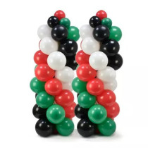 UAE Flag Color Balloons Stand