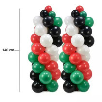 UAE Flag Color Balloons Stand