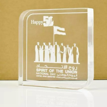 National Day Engraved Acrylic Plaque