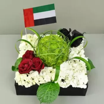 UAE Flag Flower Vase...