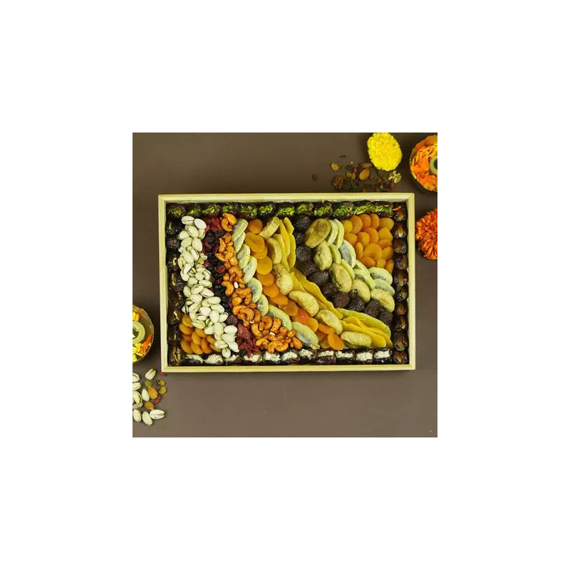 Dried n Dry Fruit Tray with Dates