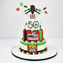 51st Year of Union Grand Celebration Cake