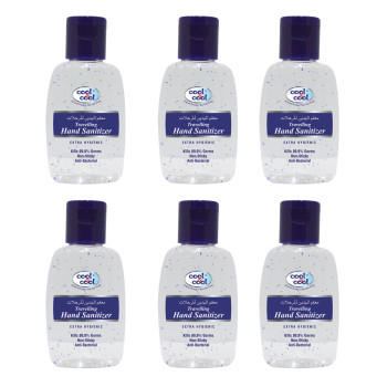 Cool & Cool Hand Sanitizer Travelling 60ml Pack of 6