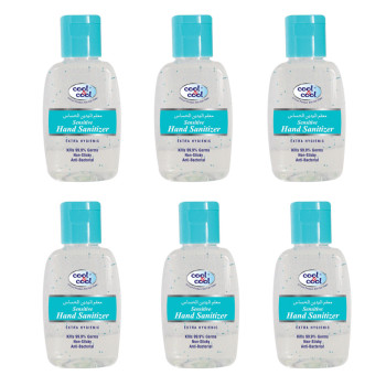 Cool & Cool Hand Sanitizer Sensitive 60ml Pack of 6