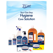VCare Antibacterial Multipurpose Wipes 96s Pack of 2