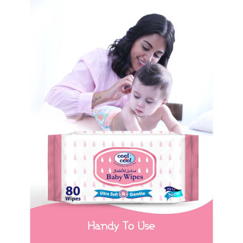 Cool & Cool Baby Wipes 80s Baby Oil 100ml Free