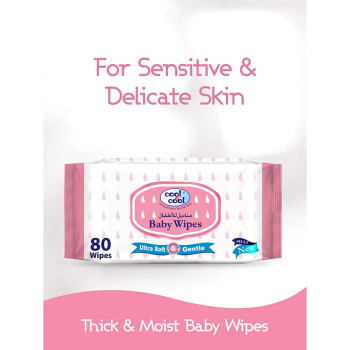 Cool & Cool Baby Wipes 80s Baby Oil 100ml Free