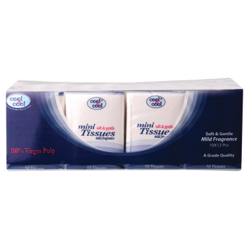 Cool & Cool Compact Mini Tissues 12 Pack
