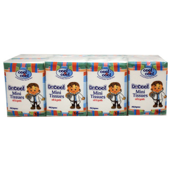 Cool & Cool Dr. Cool Compact Mini Tissues 10s 1x12