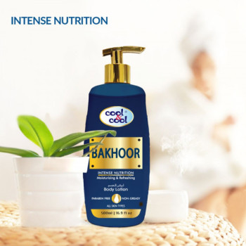 Cool & Cool Bakhoor Body Lotion 500ml