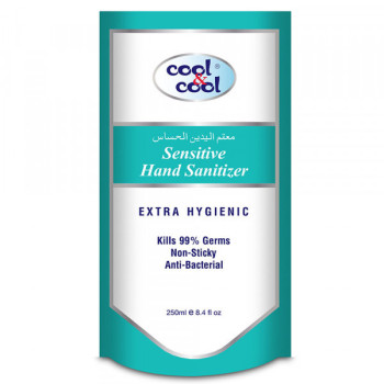 Cool & Cool Sensitive Hand Sanitizer Gel Refill 250ml