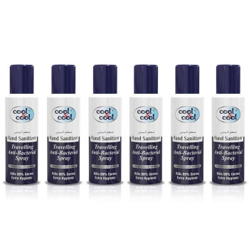 Cool & Cool Hand Sanitizer Travelling Spray 200ml Pack of 6