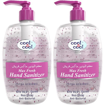 Cool & Cool Max Fresh Hand Sanitizer 500ml Pack of 2