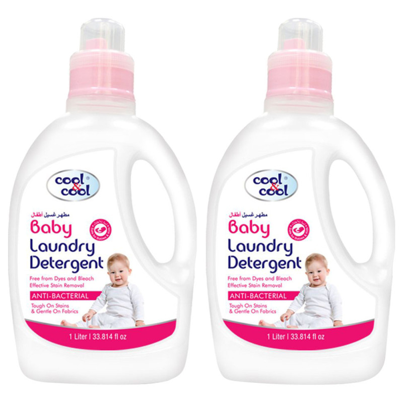 Cool & Cool Baby Laundry Detergent 1 Litre 2 Pack