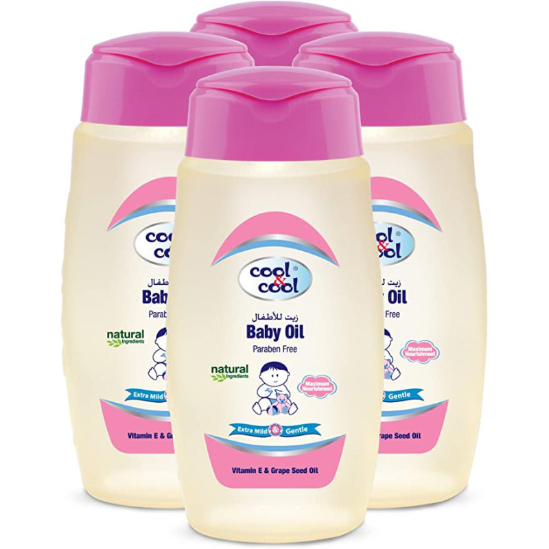 Cool & Cool Baby Oil 250ml Pack of 4