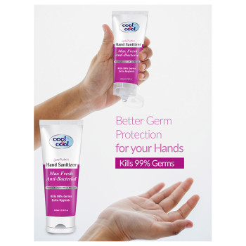 Cool & Cool Max Fresh Hand Sanitizer Tube 100ml Pack of 2