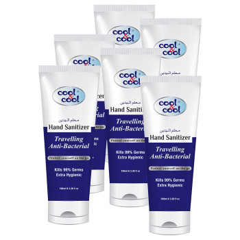 Cool & Cool Travelling Hand Sanitizer Tube 100ml Pack of 6