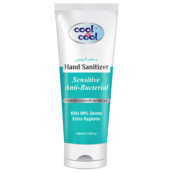 Cool & Cool Sensitive Hand Sanitizer Tube 100 ml