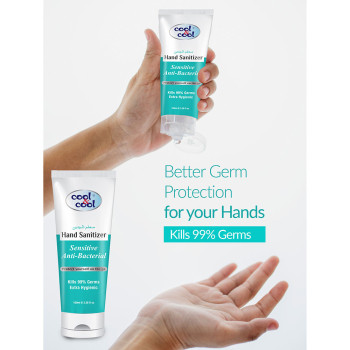 Cool & Cool Sensitive Hand Sanitizer Tube 100 ml