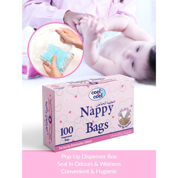 Cool & Cool Nappy Bags 100s Baby Wipes 40s Pack