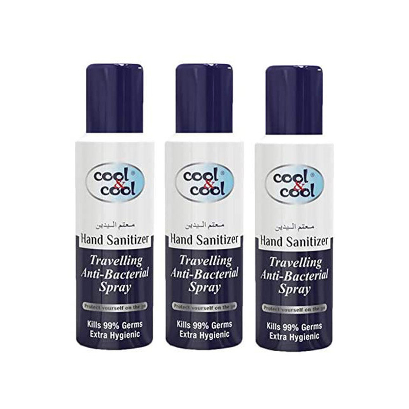 Cool & Cool Hand Sanitizer Travelling Spray 200ml Pack of 3