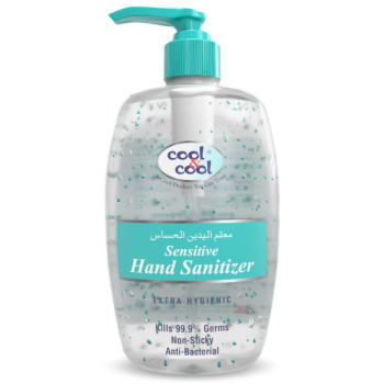 Cool & Cool Sensitive Hand Sanitizer Gel 500ml