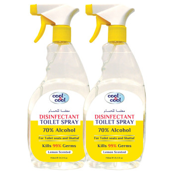Cool & Cool Disinfectant Toilet Spray 750ml Pack of 2