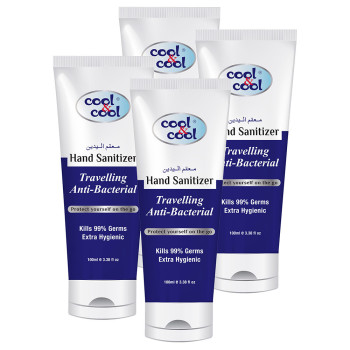 Cool & Cool Travelling Hand Sanitizer Tube 100ml Pack of 4